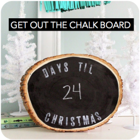 Start a fun chalkboard countdown. Chalkboards are like flames to the hipster moth and they will love this little in-office treat.